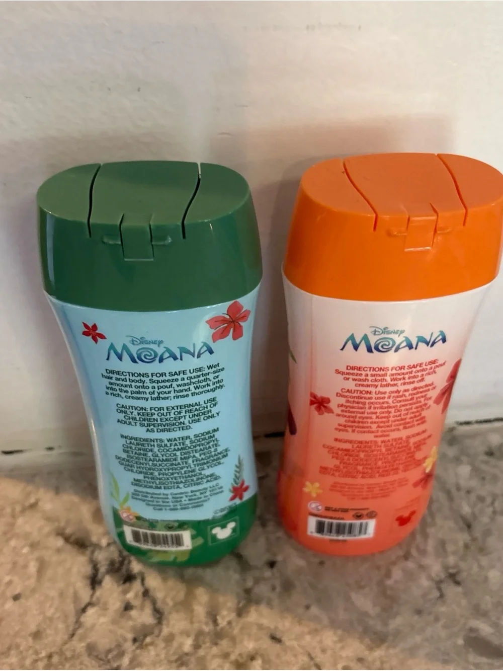 Disney Moana and Maui  3in 1 and Body Wash set
